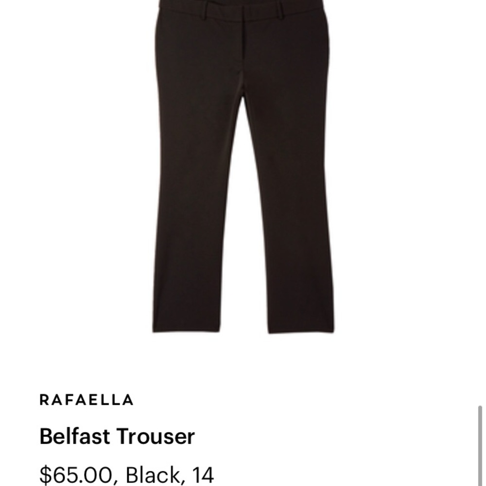 Rafaella black dress pant - 14W NWOT